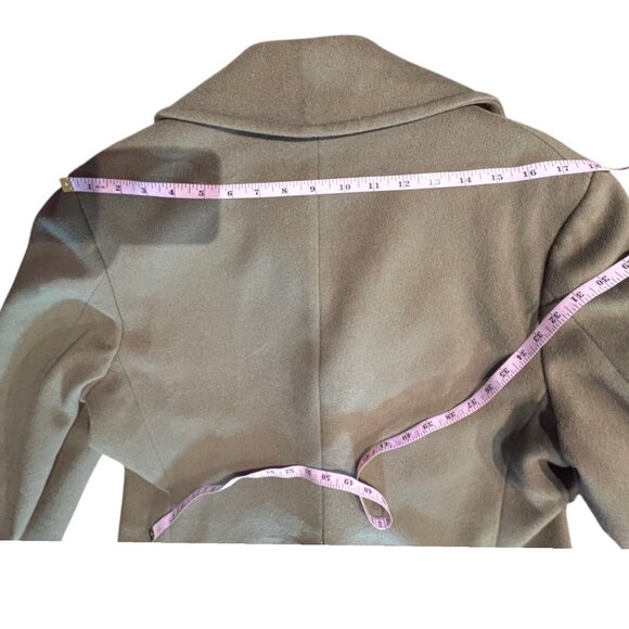 Zero King Vintage 70s 80s Men's wool hunter green double breasted peacoat sz 40 - Picture 13 of 13